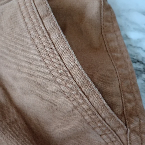 GH Bass Khaki Shorts Cotton Cargo Size 33 - Picture 6 of 9